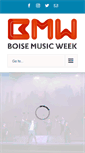 Mobile Screenshot of boisemusicweek.org